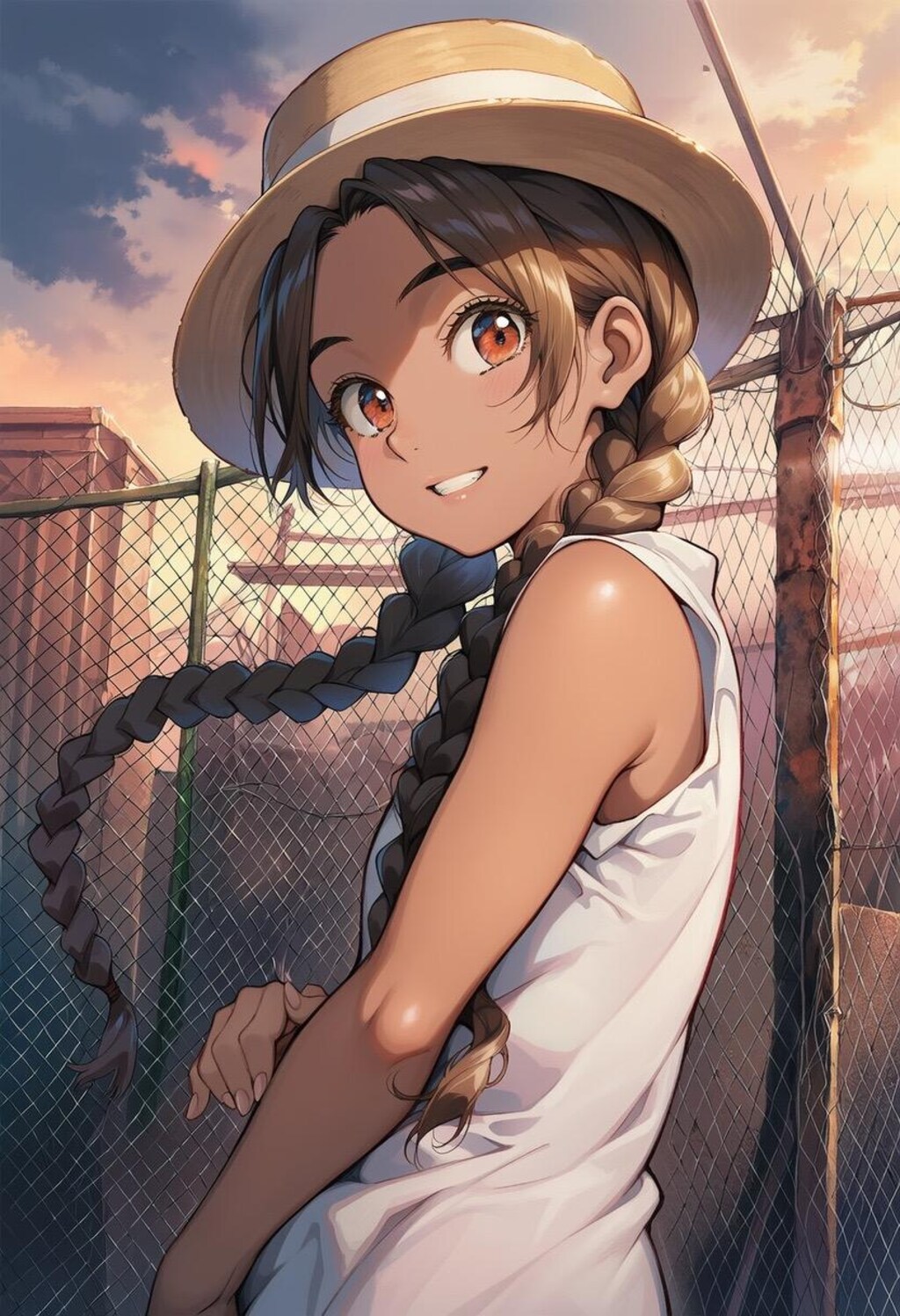 どこそこ橋魔法商店街の近くにて