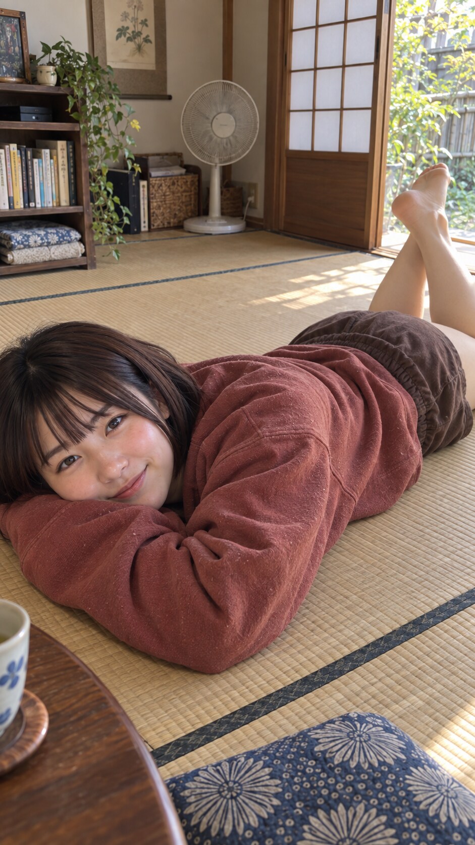 Afternoon Rest on Tatami | の人気AIイラスト・グラビア