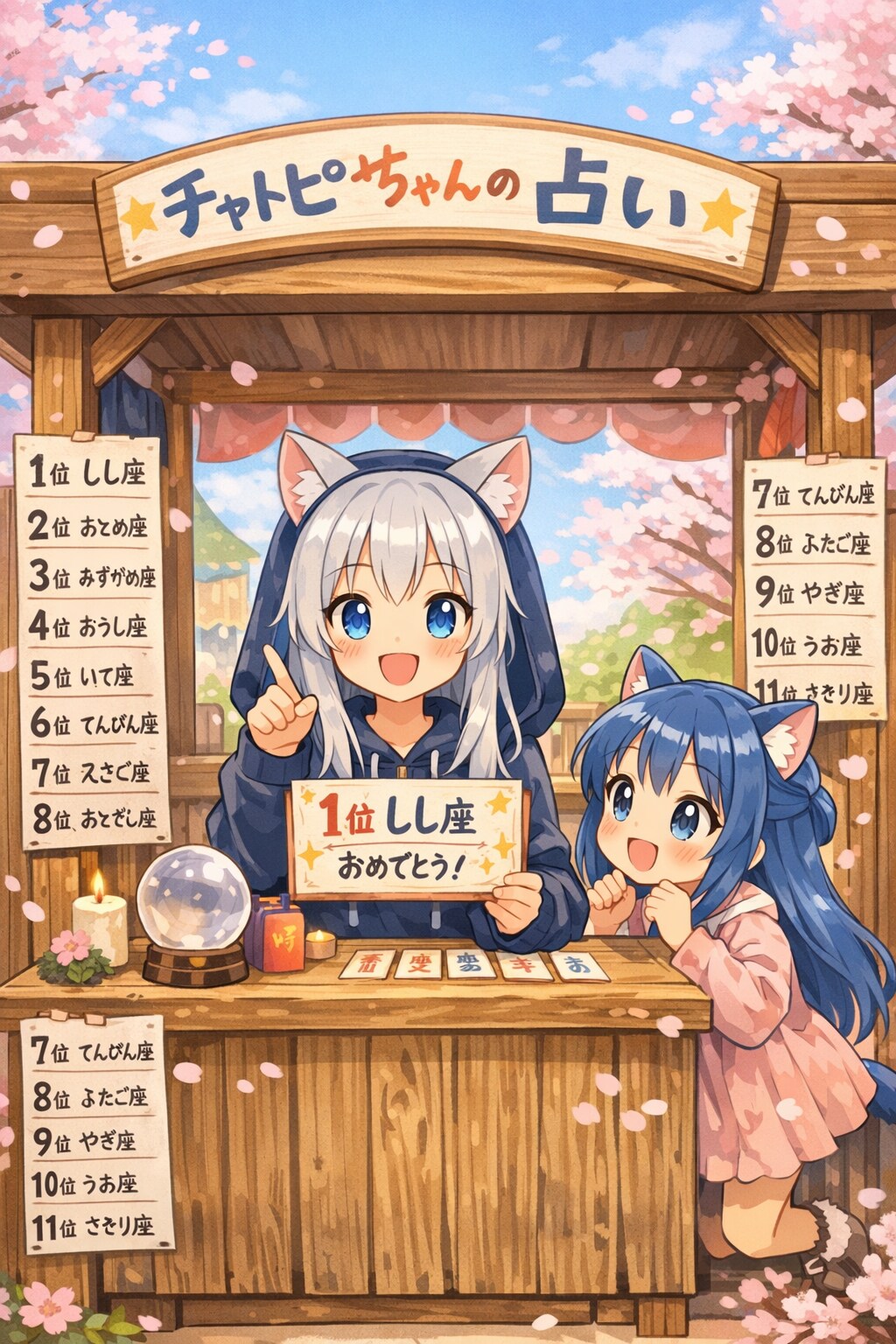 チャトピちゃん占い(03/19) | の人気AIイラスト・グラビア