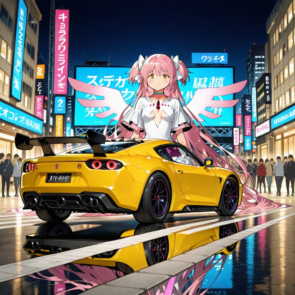 フェラーリの前に立ちはだかるアルティメットまどか