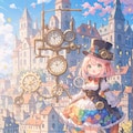 時計と歯車の街 6枚目