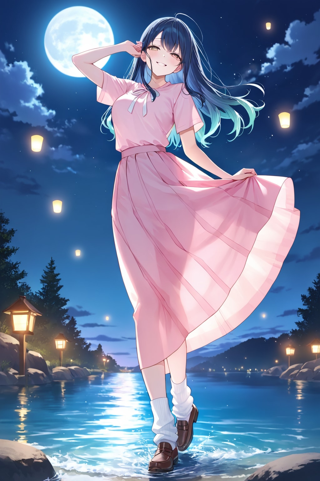 Pink dress