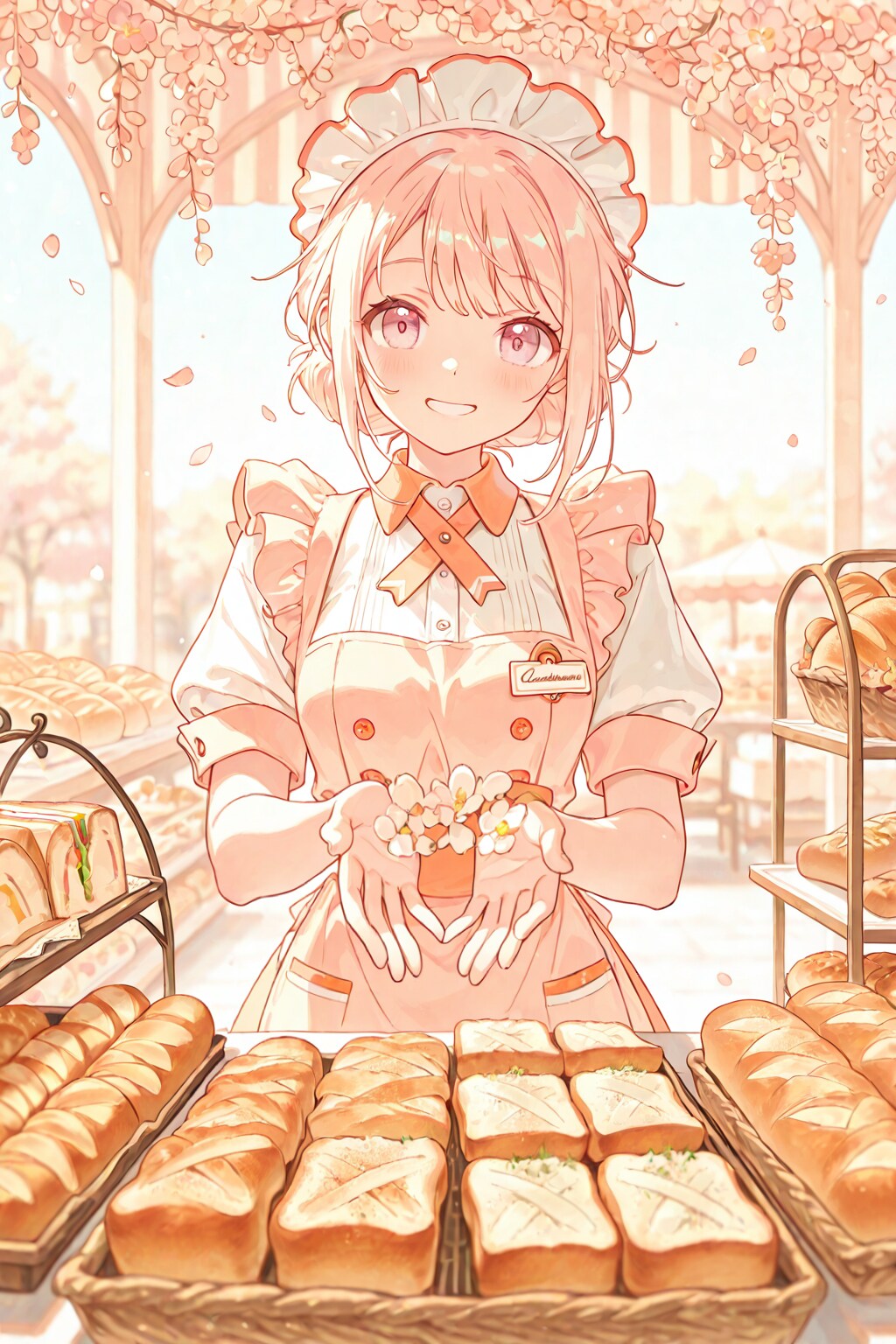 パステルカラーで春のパン祭り🍞
