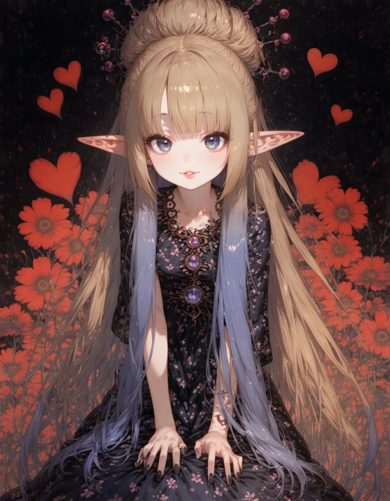 The Garden of Crimson Hearts