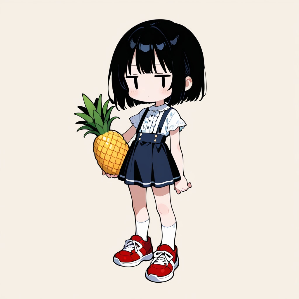 パイナップルをもらった
