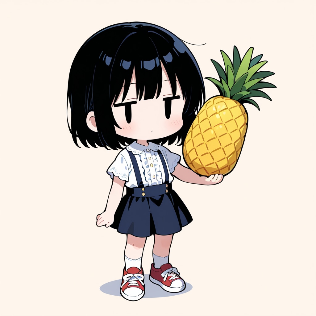 パイナップルをもらった