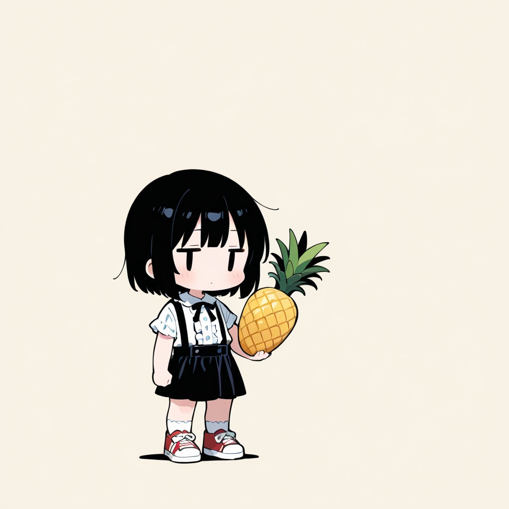 パイナップルをもらった