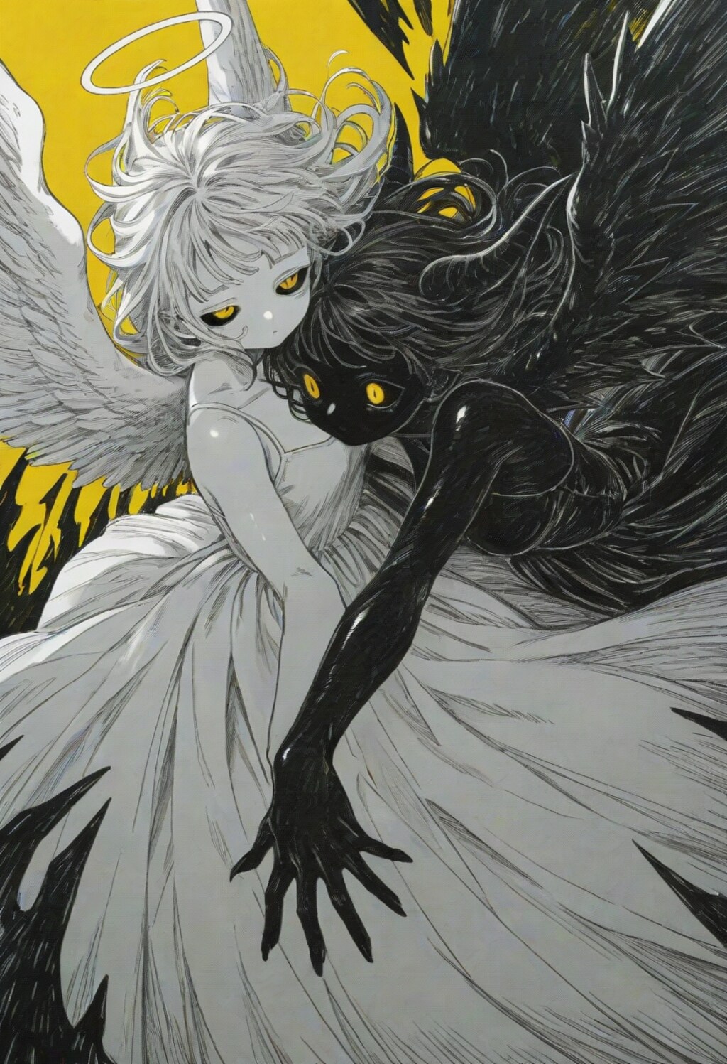 白と黒・天使と悪魔