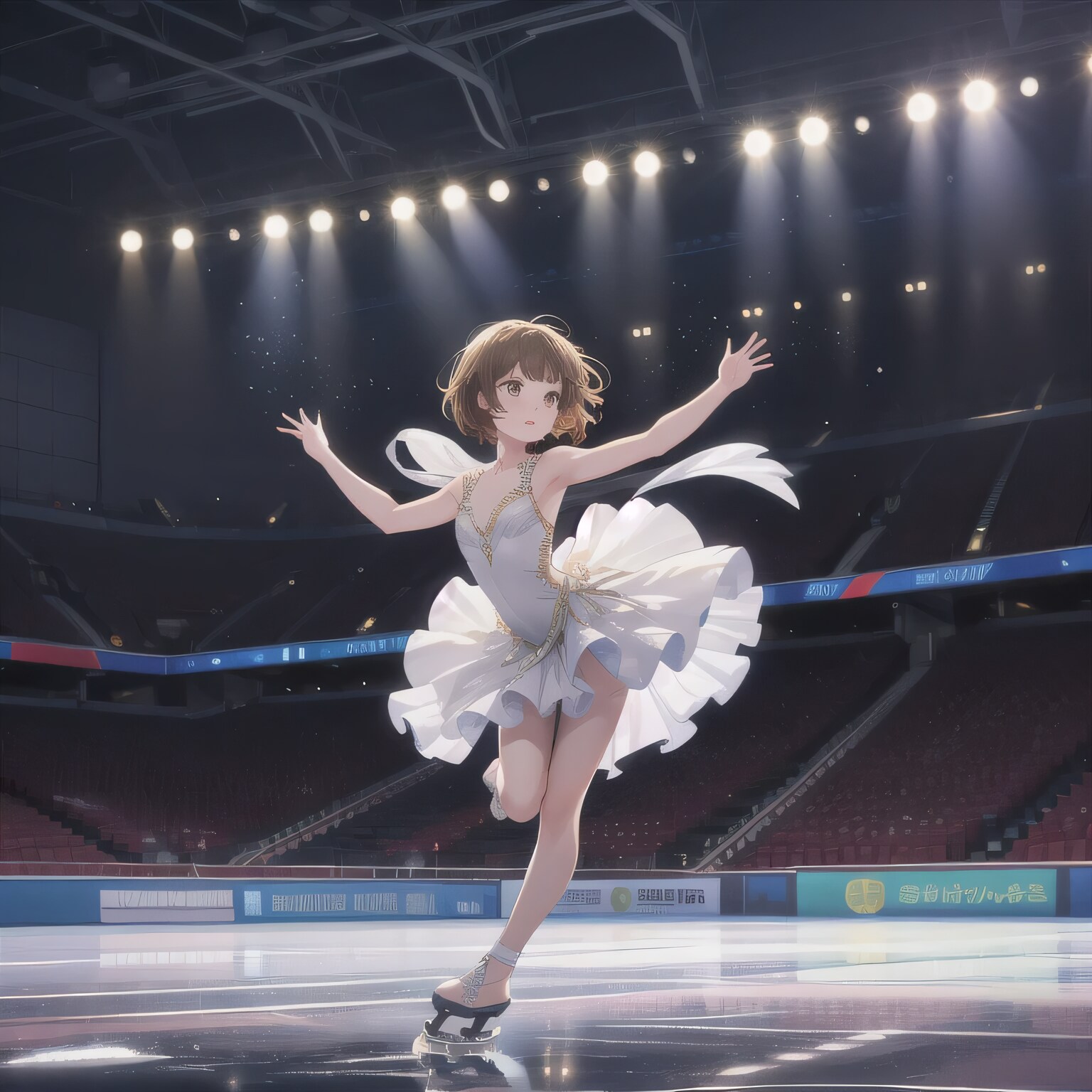 茶髪ボブでフィギュアの少女 | の人気AIイラスト・グラビア