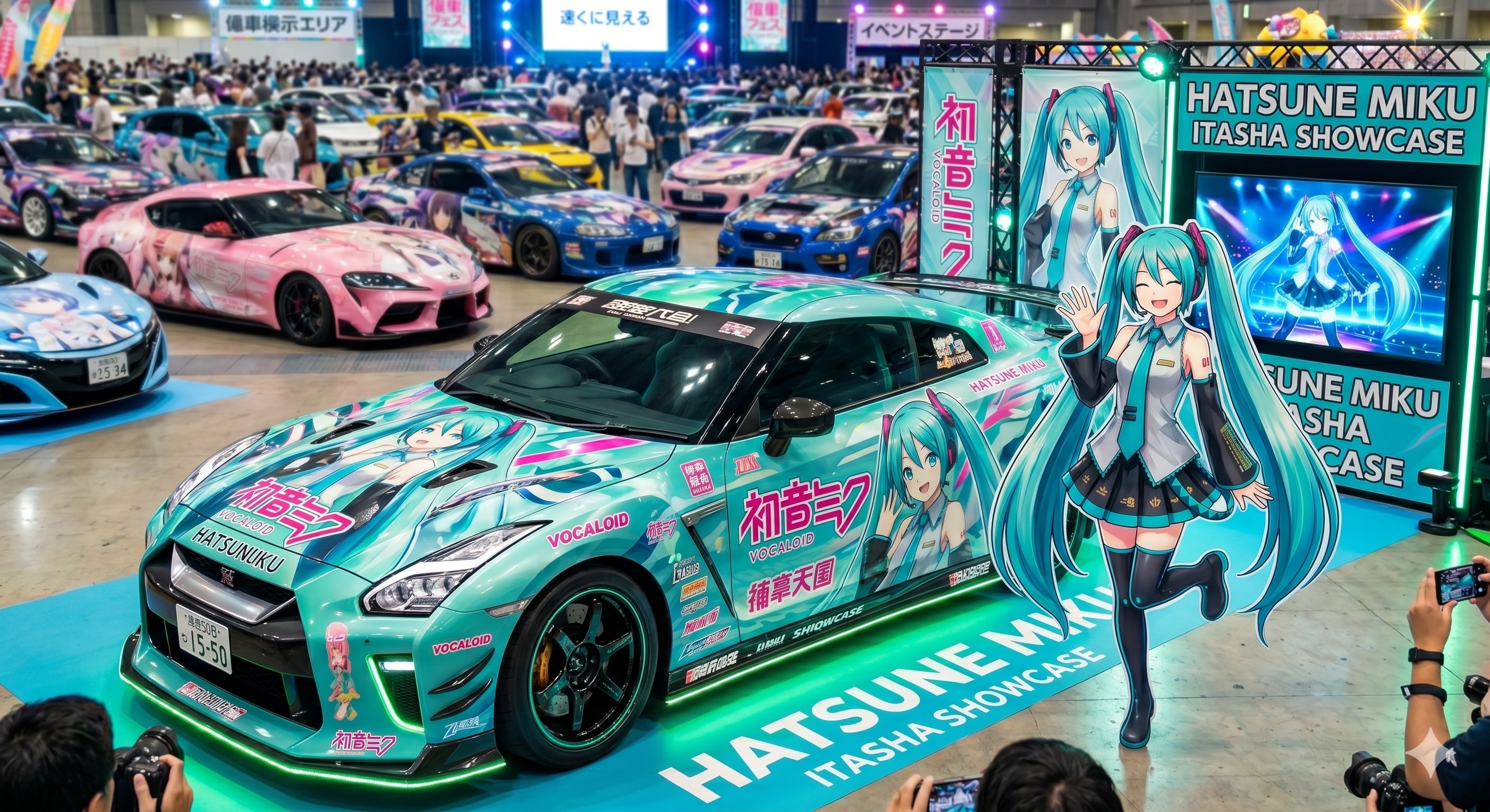 痛車モーターショー | の人気AIイラスト・グラビア
