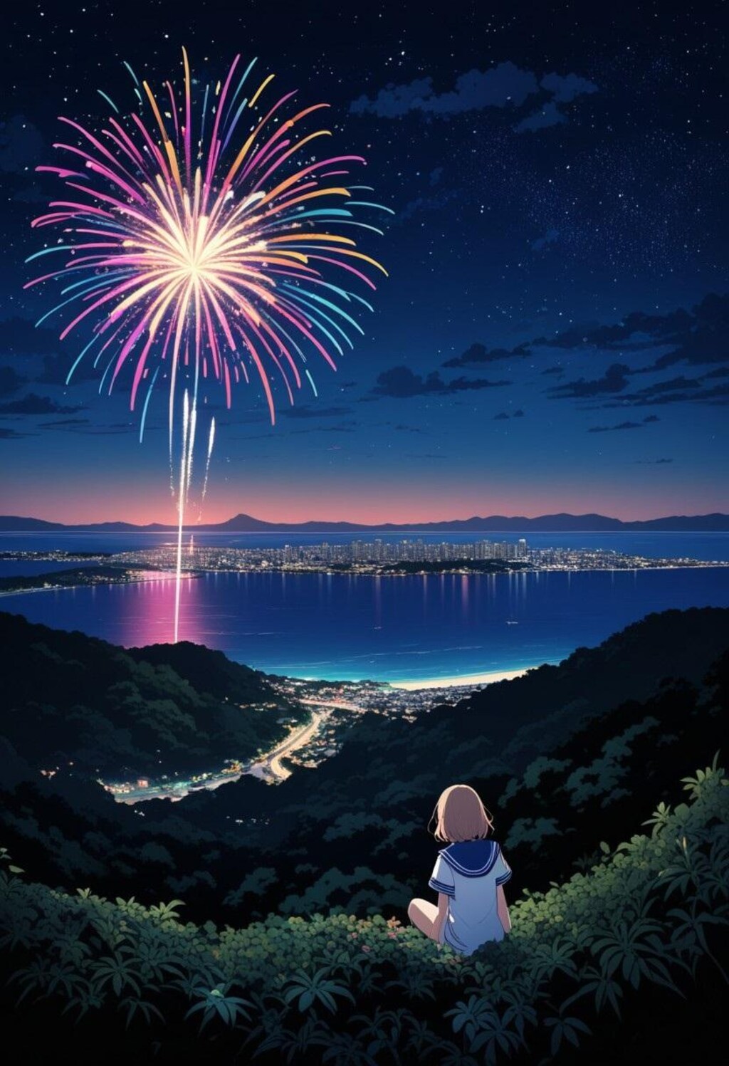 眺望絶佳(沖縄・花火)(5)