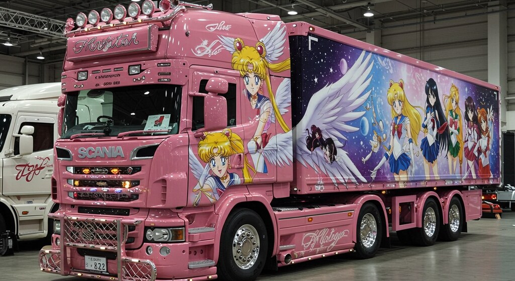 セーラームーンスカニアトラック