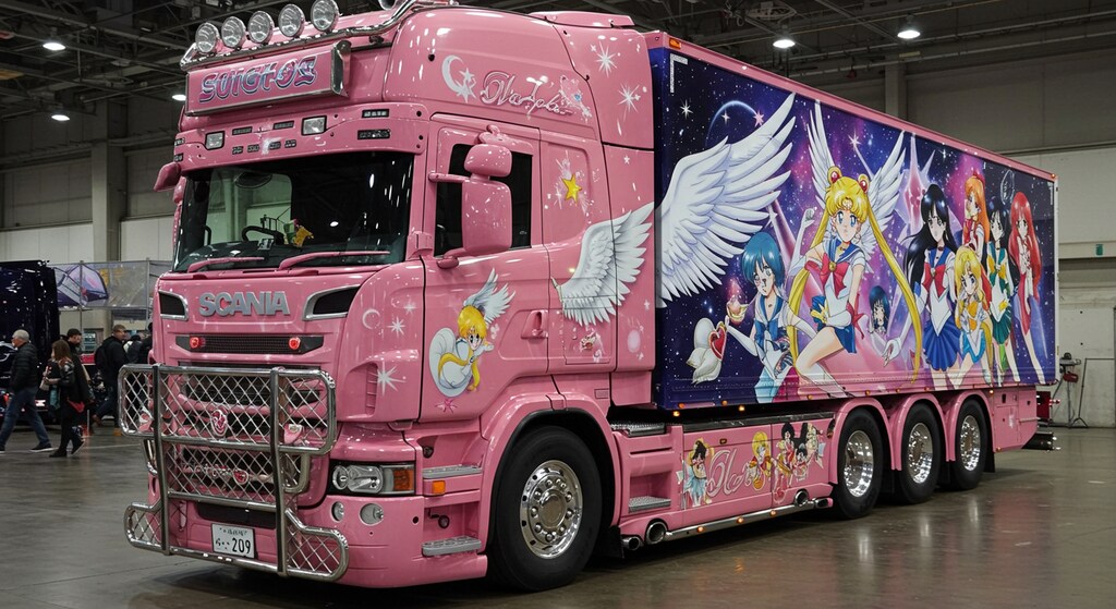 セーラームーンスカニアトラック