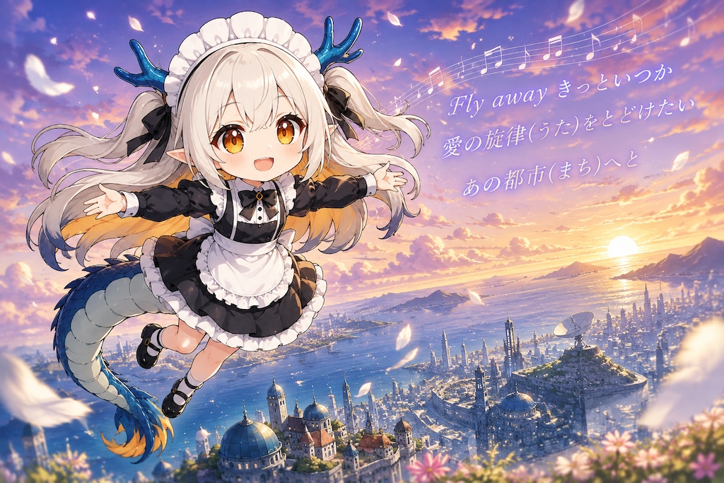Fly away きっといつか 愛の旋律(うた)をとどけたい あの都市(まち)へと