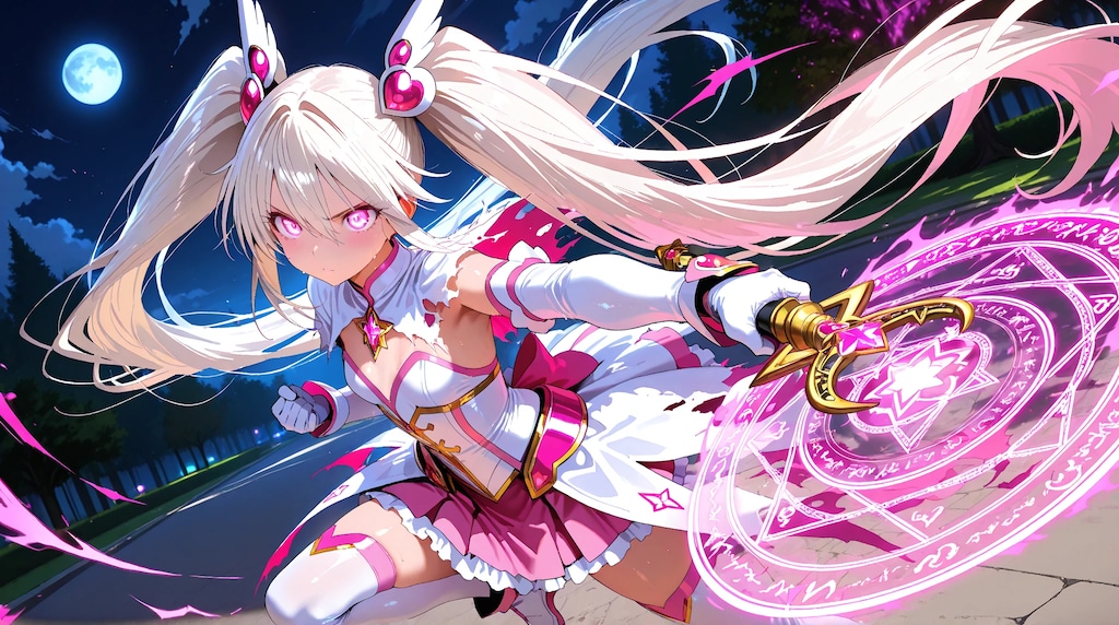 劣勢の魔法少女