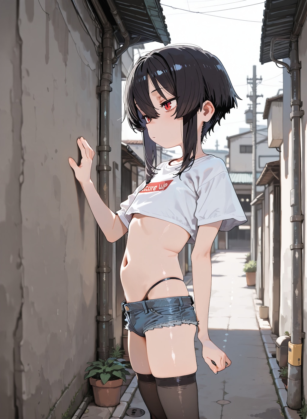 路地裏オナニー