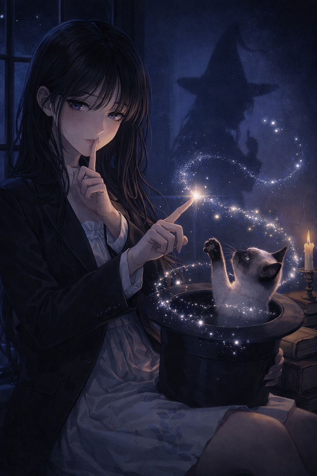 波夷羅ねずは、この帽子の中に、夜の輝きをそっと綴る。