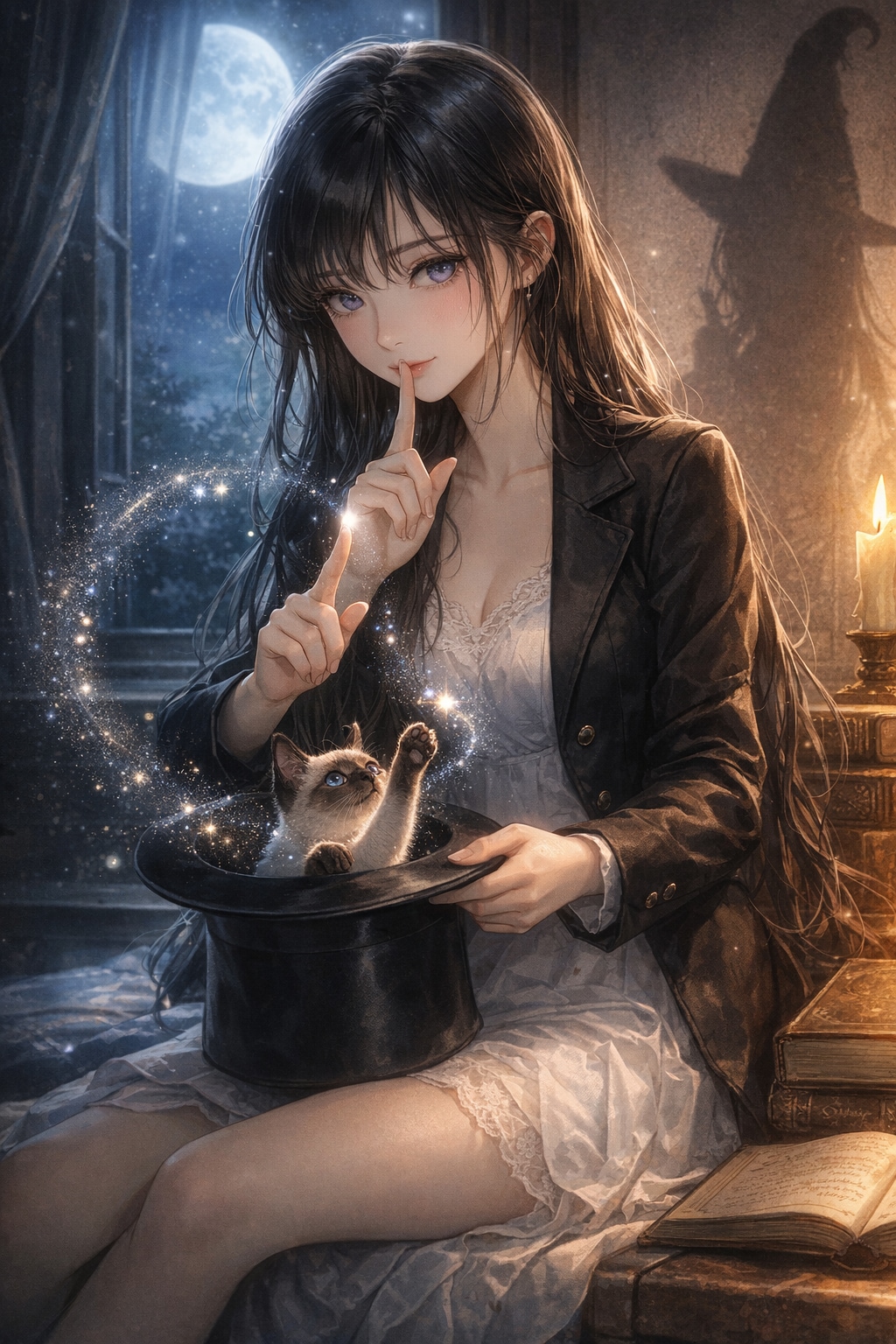 波夷羅ねずは、この帽子の中に、夜の輝きをそっと綴る。