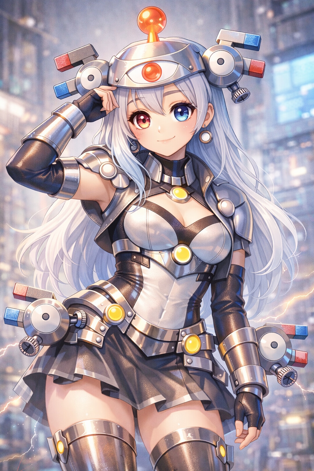 ジバコイルちゃん | の人気AIイラスト・グラビア