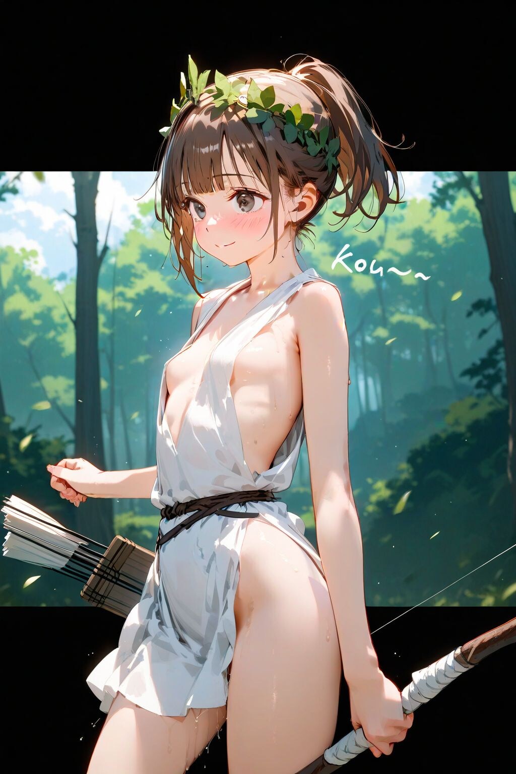 ギリシャ神話の女神役だそうです…どの女神か教えてくれないけどｗby藍乃雫