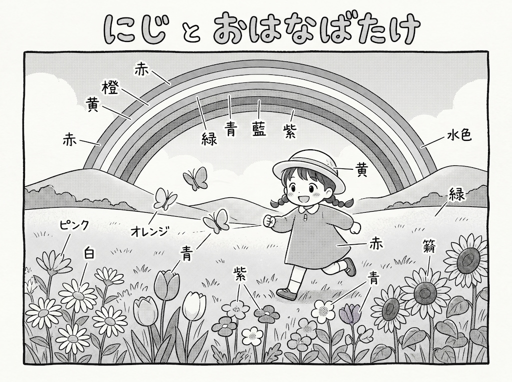 色付きモノクロ画像
