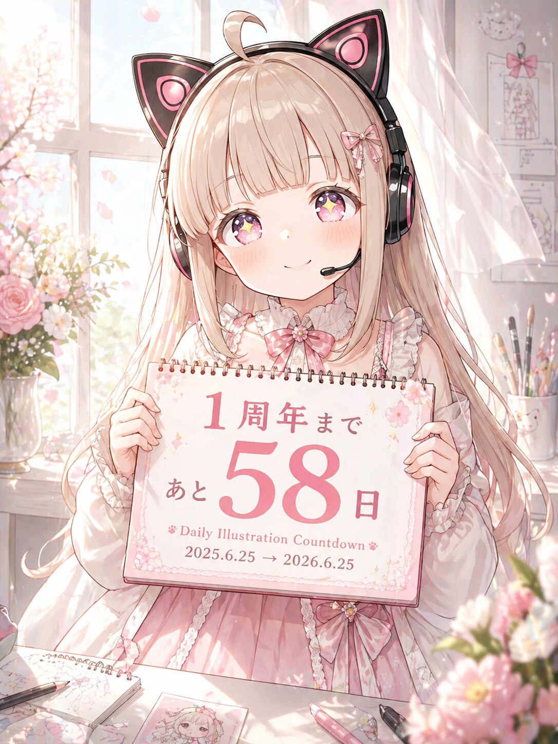 デイリーイラストカウントダウン