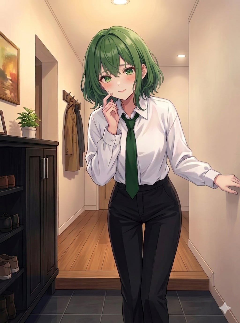 芽生ちゃん016「おかえり、私も帰ってきたところ」