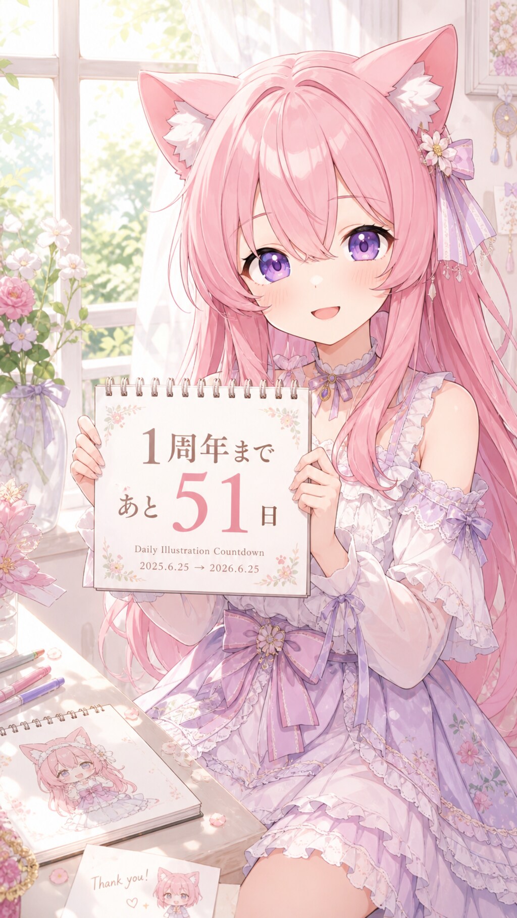 デイリーイラストカウントダウン