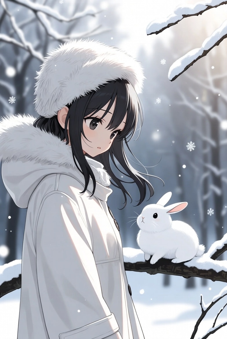 うさぎと少女 | の人気AIイラスト・グラビア