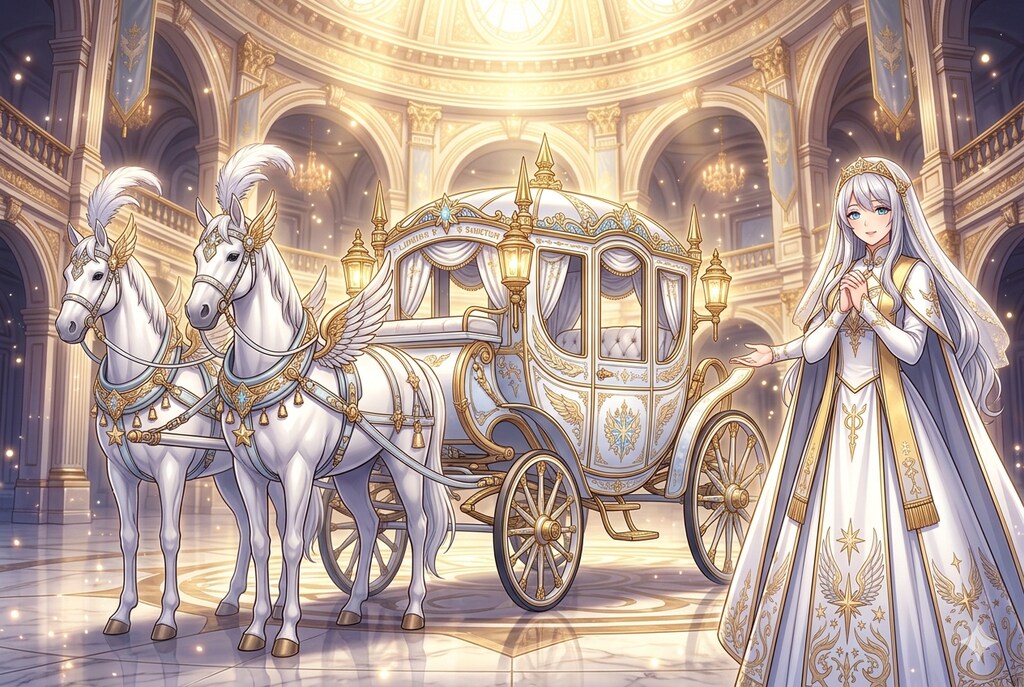 出展："Lumina Sanctum" Concept Landau Carriage - Lord Aurelius Sanctus, the Celestial Marquis