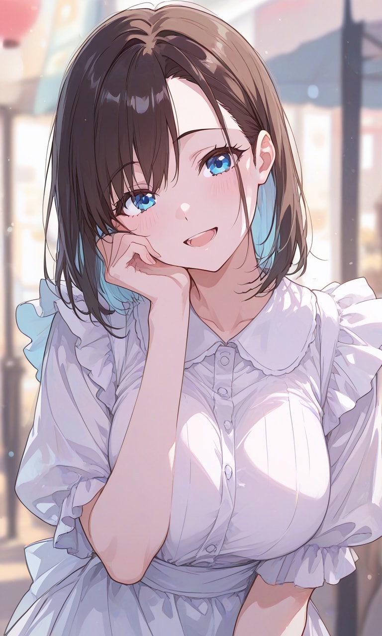 「スマイルお待たせしましたぁ」 | の人気AIイラスト・グラビア