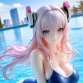 異世界制服少女達　メカ娘　スク水　アクリルドールフィギュア 3枚目