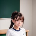 体操服の貧乳女子高生 6枚目