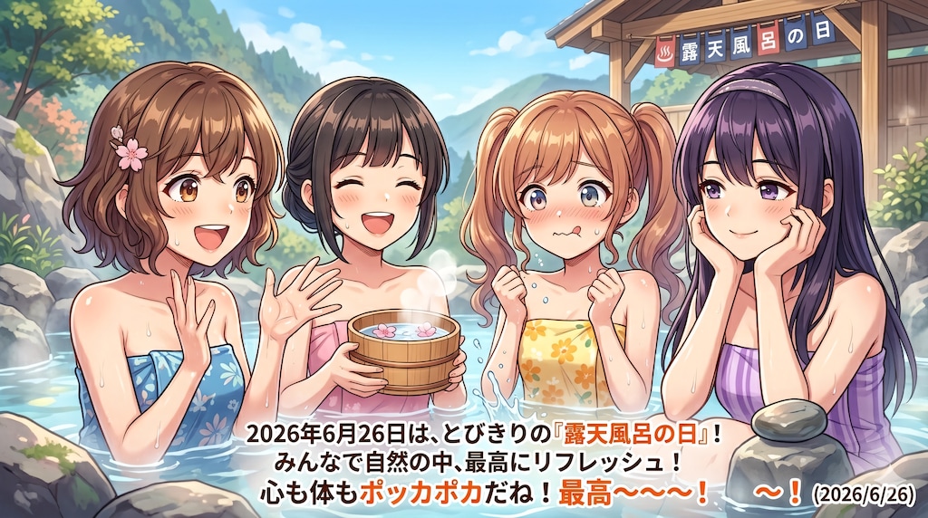 今日は何の日？（20260626固定＋お姉複＋ｲﾍﾞﾝﾄ指定）の生成（ＡI推論不使用）