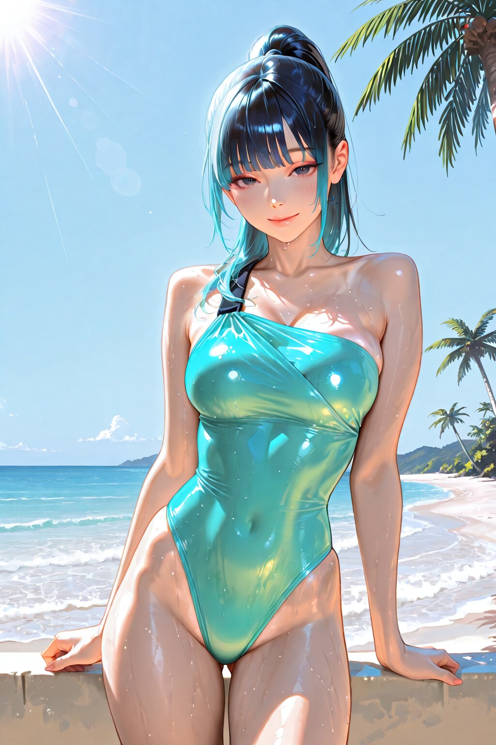 ワンショル水着