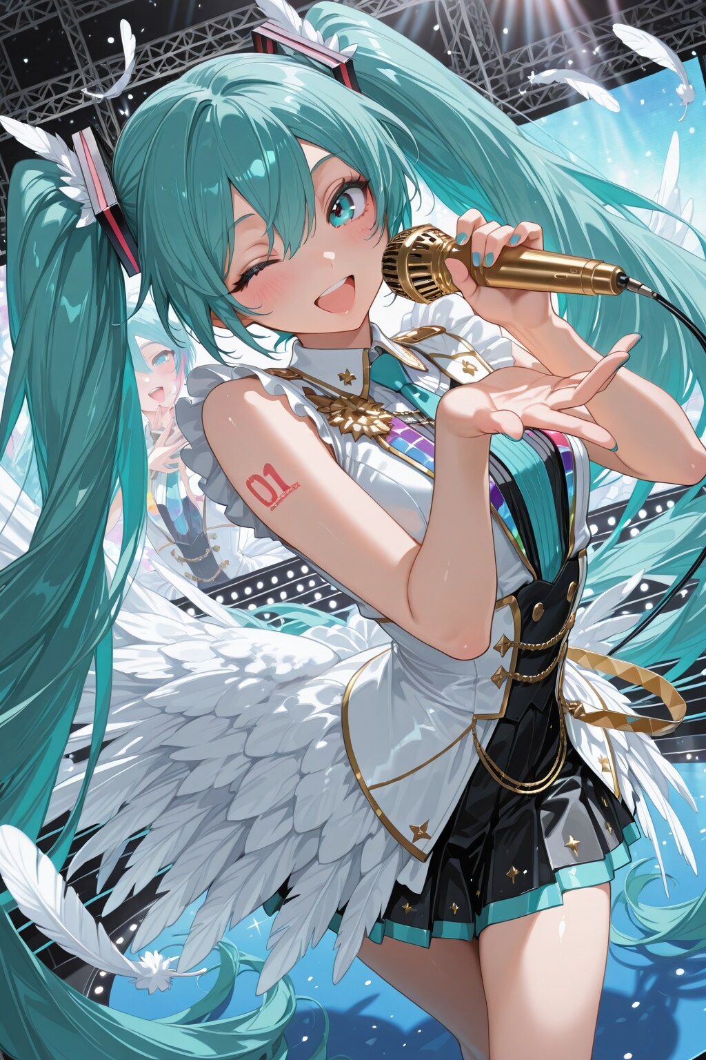 初音ミク×ECIDNA | の人気AIイラスト・グラビア