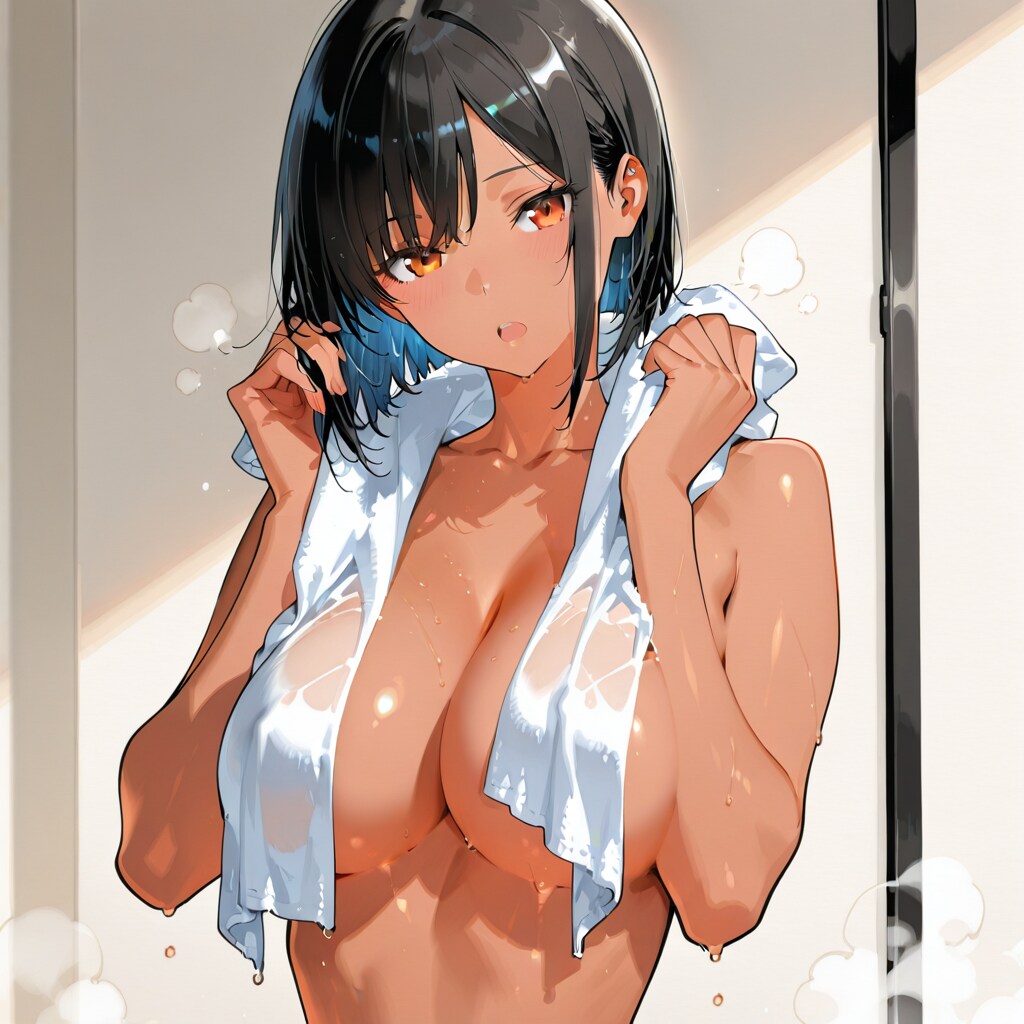 風呂上がりタオル_PHOENIX
