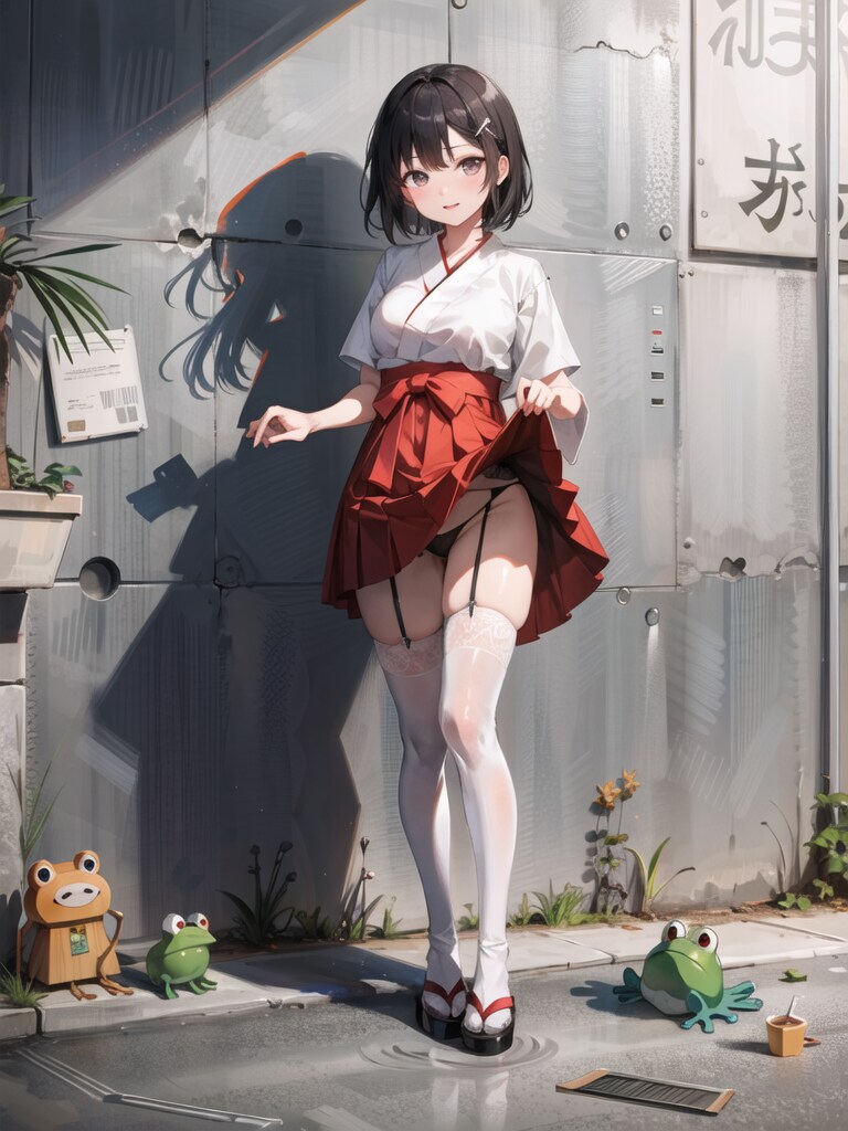 清楚な巫女さん