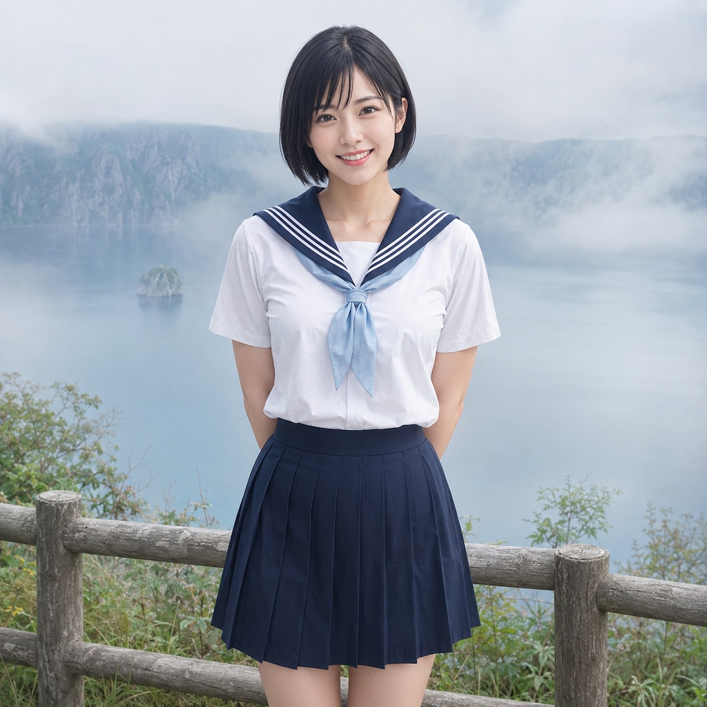霧の摩周湖３