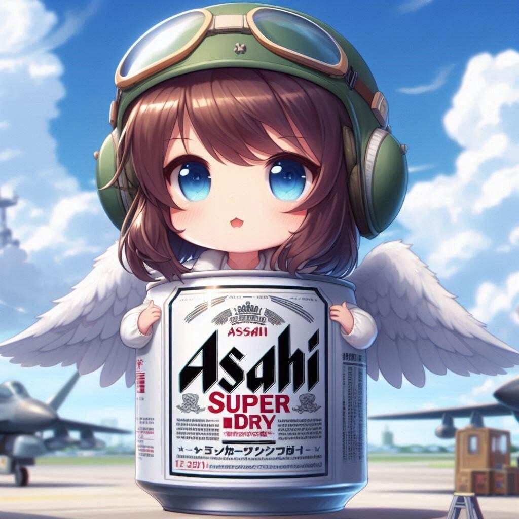 ビール缶型戦闘機の小さな女の子