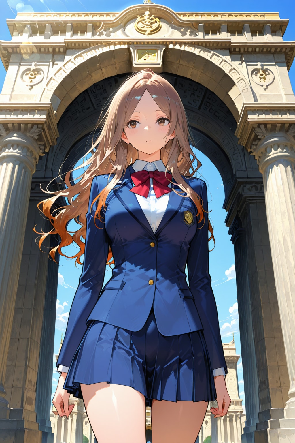 凱旋門と酸川友里奈さん①