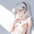 あっつー #オナ部体力測定 #裸ブルマ 2枚目
