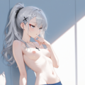 あっつー #オナ部体力測定 #裸ブルマ 3枚目