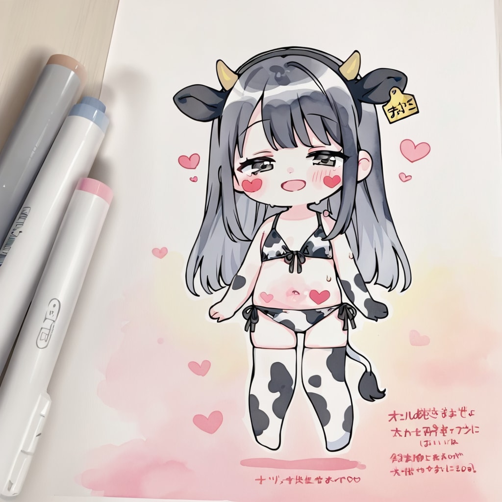 ビキニ牛ガール