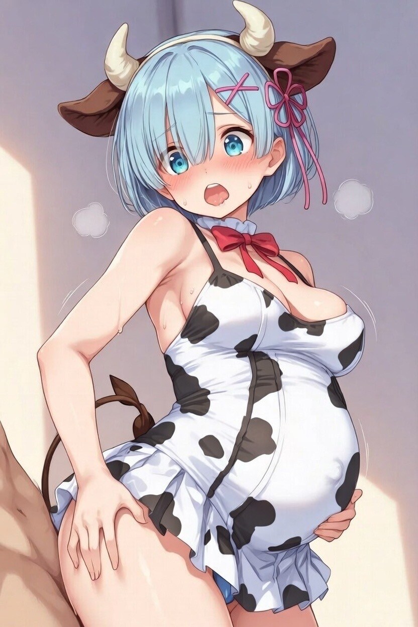 牛柄スク水風レムりん