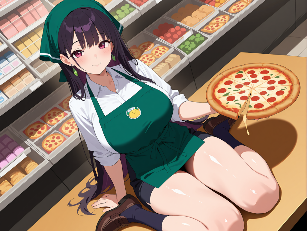 ピザの実演販売（試食可能）