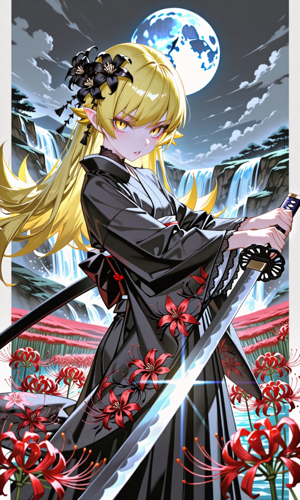 忍野忍　着物剣士