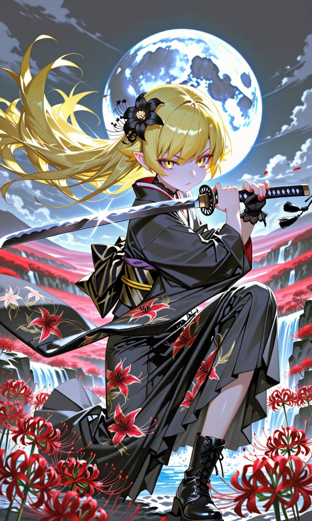 忍野忍　着物剣士