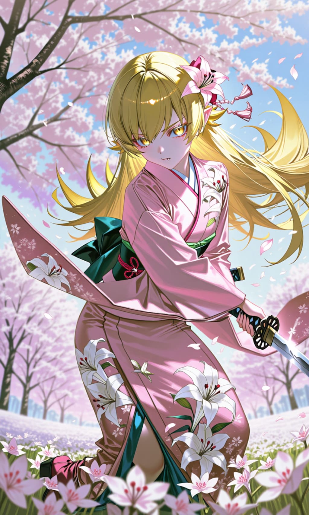 忍野忍　着物剣士