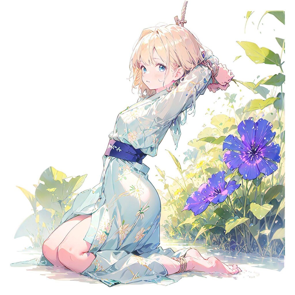 朝顔につるべとられてもらい水